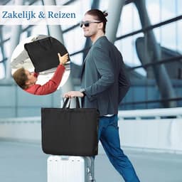 Vouwbare Kledinghoes 110 x 60 cm met Handvatten voor Bescherming en Opslag van Kleding — thumbnail 2