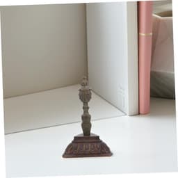 1set Elegant Tibetaanse Vajra Ritueel Met Stand Heilig Artefact Voor Tempeldecoratie Religieuze Versiering Voor Thuis Kantoor Decoratie — thumbnail 3