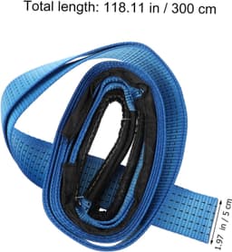 1set Auto Trekband Reflecterende Emergency Rope Zware Duurzame Touw Voor Voertuigen Noodgevallen Geschikt Voor Slepen Bij Pech Blikschade of Vervoer — thumbnail 5