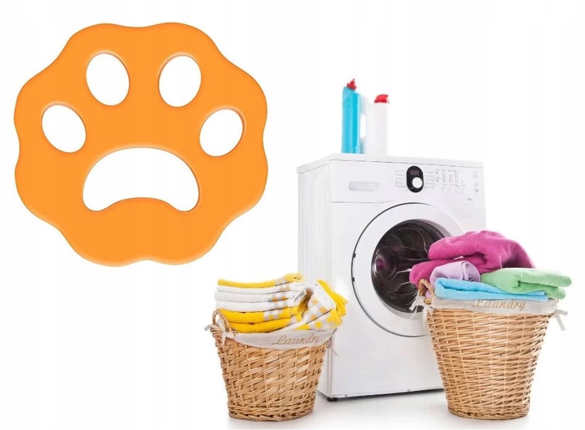 Herbruikbare Pluisvanger voor Wasmachine & Droger - Verwijdert Huisdierhaar — afbeelding 1