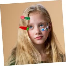 1set Schattige Fruit Groente Haarclips Voor Vrouwen Haaraccessoires Voor Diverse Gelegenheden Voor Dagelijks Gebruik Feestjes Reizen Lichtgewicht Gemakkelijk Te Gebruiken — thumbnail 2