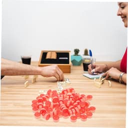1set Vervangende Schaakstukken Voor Bingo Spellen Nummer Schaakstukken Accessoires Voor Feestjes Spelletjes Met Familie Vrienden — thumbnail 2