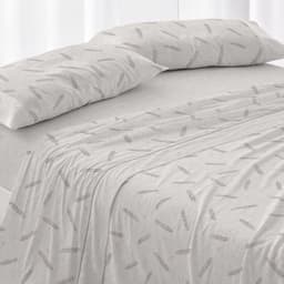 Blanco Beddengoedset, bed 180 cm (+ beschikbare maten), design 046, steenkleur (180 x 190/200 cm) — thumbnail 1