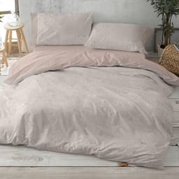 Blanco Bedrukte dekbedovertrekken, 105 cm breed bed (+ beschikbare maten) | Design 045 | Aardekleur (105 x 190/200 cm) — thumbnail 1