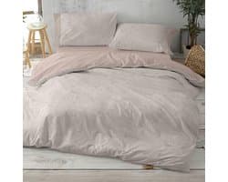 Blanco Bedrukte dekbedovertrekken, 105 cm breed bed (+ beschikbare maten) | Design 045 | Aardekleur (105 x 190/200 cm)