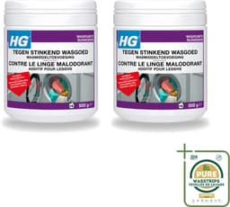 2 x HG - Wasruimte - Tegen Stinkend Wasgoed - Wasmiddeltoevoeging - 500 g - Wasstrips - Wasmiddel Tegen Stank - Stinkend Wasgoed - Wasmiddel Toevoeging - Stankmoleculen Verwijderen - Fris Wasgoed — thumbnail 1