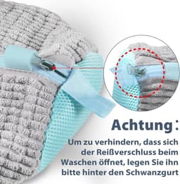 Wasmachine, 2 stuks, multifunctionele bescherming, schoenenzak, waszak, herbruikbare waszak, schoenen voor alle soorten en maten, beschermt zowel schoenen als wasmachine (grijs) — thumbnail 5
