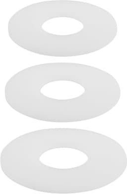 3 Stuks Spoelklepafdichting Siliconen Toiletringafdichting Bus Spoelklep Toiletreservoirpakking Vervangende Onderdelen Voor Thuis Badkamertoiletten 3 Inch — thumbnail 1