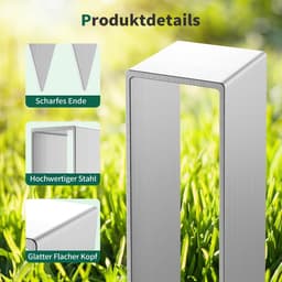 Omgoods - Set van 4 Grondankers voor Rozenbogen — thumbnail 2