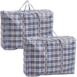 Dailygoods- Waszak Extra Groot - Waterdichte Opbergzak - Herbruikbare Tas - Dubbele Rits - Heavy Duty - Voor Kleding/Speelgoed — thumbnail 1