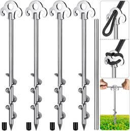 Dailygoods - Heavy Duty Grondankers Tentharingen Set van 4 — thumbnail 1