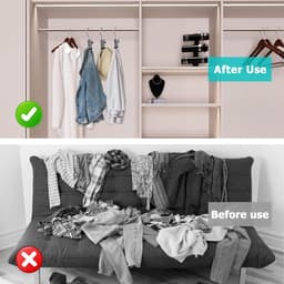 Thijox - Draagbare Washaken 30 Stuks Roestvrijstalen Wasknijpers Extra Sterk, 360° Draaibare Antislip Hanger Clips voor Broeken, Handdoeken, Sokken, R — thumbnail 3