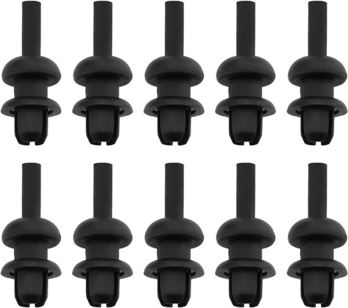 Allecto Plus - 10 stuks Pakket Plank Koord Haak Clips voor Vauxhall Cavalier CC — afbeelding 1