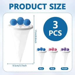 Solidchoice - Herbruikbare Pluisvangers voor de Wasmachine, Set van 3 — thumbnail 5
