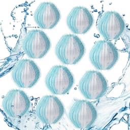 Haarverwijderaar wasmachine 12 stuks - herbruikbare pluisballen - effectief tegen dierenharen - houdt kleding haarvrij - ShopVlot — thumbnail 1