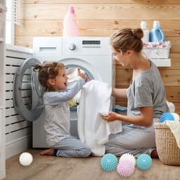 Solidchoice - Eco Droogballen voor Wasdroger (Set van 8, Paars) — thumbnail 3
