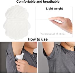 Onderarm pads 60 stuks - Ademend materiaal - Zweet- en geurabsorberend - Houdt kleding droog - ShopVlot — thumbnail 5
