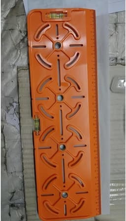 Electrical installation, drywall drill template with 30 cm and Spirit level for pedestals/sinks - ShopVlot — thumbnail 4