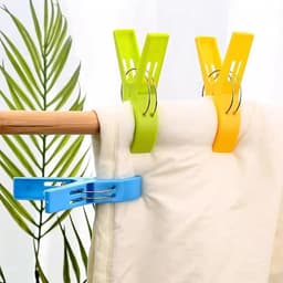 Wasknijpers Set - Handdoek Klemmen - Kleding Drogen - Duurzaam PP Kunststof - 20 Stuks - Vier Kleuren — thumbnail 5