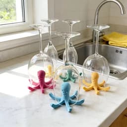 2x Drinkfles Droogrek – Universele Flessen Droogrek met Luchtcirculatie, Ruimtebesparend Flessenrek voor Keuken, Babyflessen en Waterflessen - Zwart en bruin — thumbnail 4