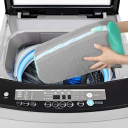 Set van 2 Waszakken voor Schoenen, Geschikt voor de Wasmachine, Herbruikbaar voor Sport- en Canvas Schoenen, Grijs — thumbnail 4