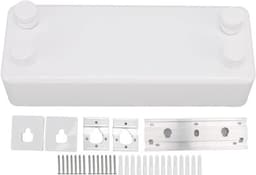 Uittrekbare Waslijn Wanddroger - Duurzaam - Draagbaar - Roestvrij Staal - Opvouwbaar - Geschikt voor Badkamer - Wit 4,2 m Drooglengte 30 kg draagkracht — thumbnail 5