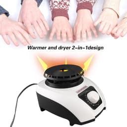 Dailygoods - Draagbare Elektrische Wasdroger - Energiebesparend - Compact formaat - Thuisgebruik - Krachtige 1200W - Ideaal voor kleine ruimtes — thumbnail 2