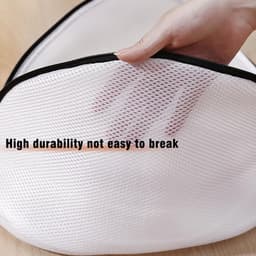 Dailygoods- Schoenwaszak Set van 3 - Herbruikbare Waszak - Geschikt voor Sportschoenen/Sokken - Versterkt Net - Afmetingen 45x30x30 cm - Duurzaam Polyester — thumbnail 5