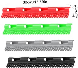 Dailygoods- Sokkenclips 4 stuks - Multifunctioneel Sokker-droogrek - Kunststof Kleerhanger - Ondergoed/Handdoeken - Praktische Sokkenhouders - Ruimtebesparend - Sokkendroger — thumbnail 2
