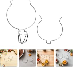 Draadklemmen voor potten - Bevestigingsclips - Voedsel bewaren - Roestvrij staal - 5 stuks - Zilver — thumbnail 4