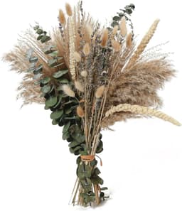 Gedroogde Decoratie Voor Vazen, Boho Droogbloemenboeket, Klein Tafelarrangement — thumbnail 1
