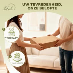 Wasmand van touw, inhoud 58 liter, 38 x 38 x 50 cm, tweekleurig design, bruin en wit, grote opbergmand met handgrepen — thumbnail 2