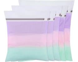 Set van 5 Wasnetten voor de Wasmachine - Waszakken met Rits voor Kleding, Ondergoed en Babykleding, 30 x 40 cm, 40 x 50 cm, 50 x 60 cm