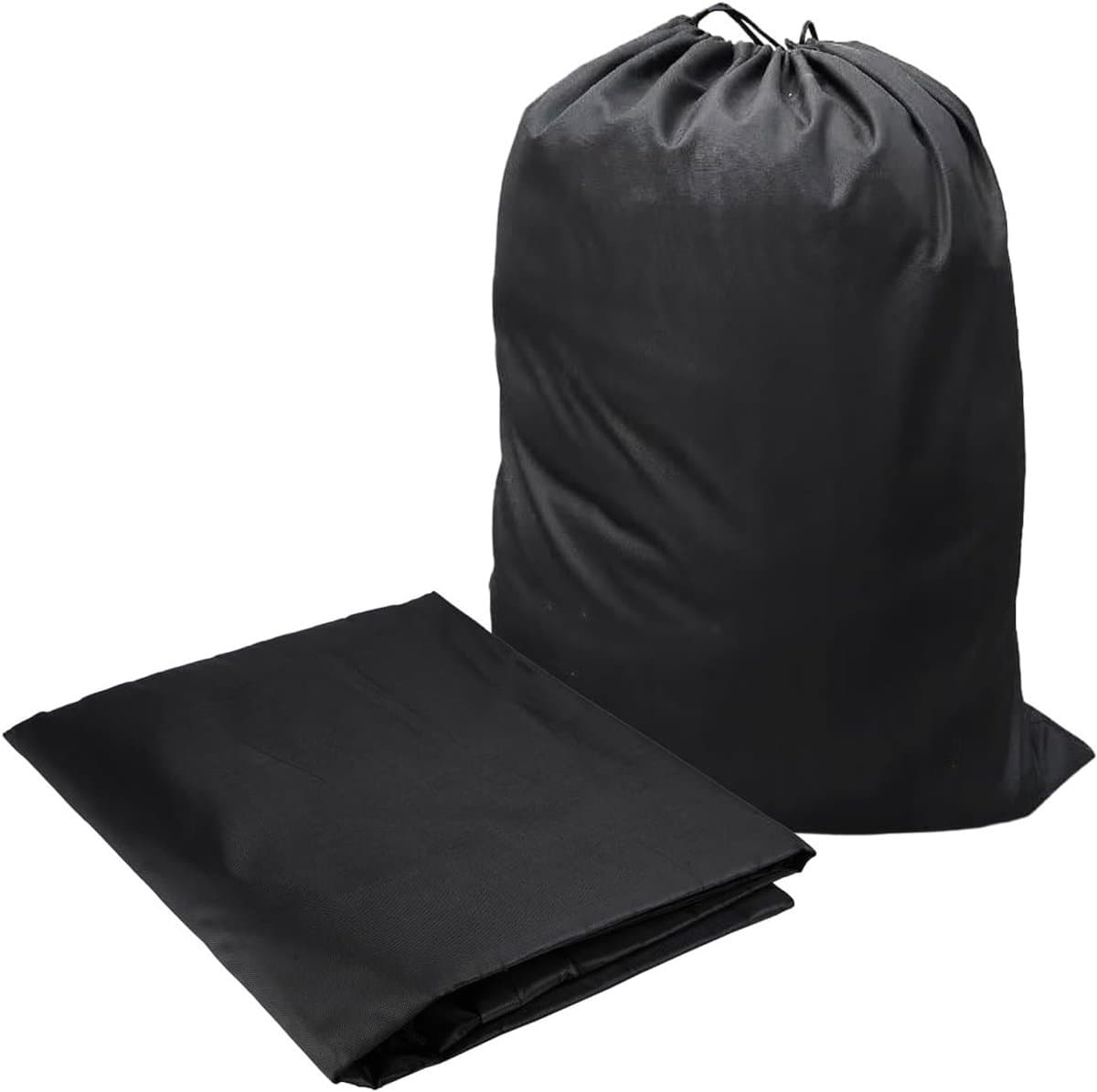 2 Stuks 60 x 90 cm Waszakken met Trekkoord, Ruime Waterdichte Waszak voor Kamperen en Thuisgebruik, Ideaal voor Reis en Organisatie van Vuile Kleding — afbeelding 1