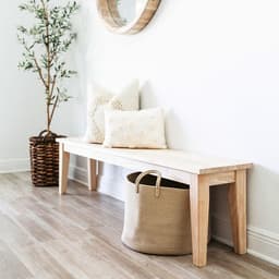 SnelShoppen - XXL Honey Katoenen Opbergmand - Handgeweven Decoratieve Mand voor Dekens en Was - 50x33cm - Multi-Tone - Ideaal voor Kinderen en Speelgo — thumbnail 4