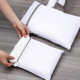 Waszakken 2-pack 40x50cm - Herbruikbare ritswaszakken - Duurzaam polyester mesh - Bescherming voor delicate kleding - ShopVlot — thumbnail 3