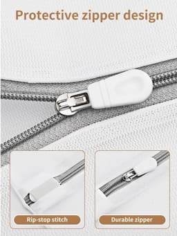 Dailygoods - 2 Stuks Waszakken met Rits - 30 x 25 cm — thumbnail 5
