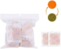 Gel Regenerable Desiccant,20 g x 24 stuks Silica Beads Orange,Silica — thumbnail 5