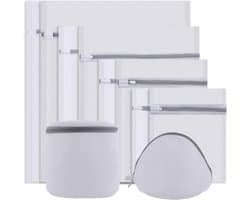 Wasnet, 10 stuks waszakken voor wasmachine, stabiele waszak met netritssluiting, ideaal voor fijne was, ondergoed, sokken, beha's, mantels, beddengoed