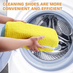 2 Stuks Herbruikbare Schoenwaszakken voor de Wasmachine met 360° Reiniging - Ideaal voor Sneakers, Laarzen en Sportschoenen — thumbnail 5