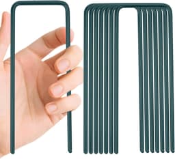 Grondankers 50 stuks - Roestvrij gehard staal - 150 mm x 30 mm - Ideaal voor het bevestigen van onkruiddoek - ShopVlot — thumbnail 1