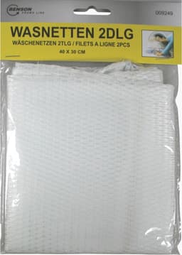 Benson Wasnet - Beschermend - 40 x 30 cm - 2 stuks - Wit - Polyester — thumbnail 4