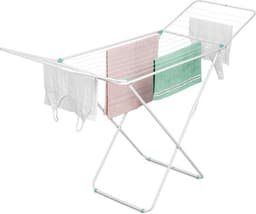 Droogrek Universal 18m wit - Gevleugelde Opvouwbare Kleding Airer, Metaal — thumbnail 5