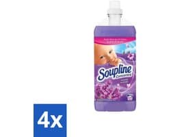 Soupline - Wasverzachter - Lavendel - 52 Wasbeurten - 1.3L - Voordeelverpakking - 4 stuks