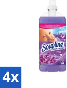 Soupline - Wasverzachter - Lavendel - 52 Wasbeurten - 1.3L - Voordeelverpakking - 4 stuks — thumbnail 1