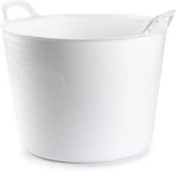 Plasticforte Flexibele kuip of emmer - 2x - ijsblauw - 42 liter - stevig kunststof - 45 x 38 cm - Afvalbak - Wasmand - Opbergmand - Voedsel geschikt — thumbnail 5