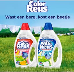 Witte Reus Wasmiddel Color Reus Gel 77 Wasbeurten - 2 x 3,465 liter - Voordeelverpakking — thumbnail 3