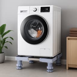 Verstelbare Wasmachine Verhoger – Stabiele en Universele Ondersteuning voor Wasmachines & Drogers – Verhoogt tot 11 cm – Antislip & Geluiddempend — thumbnail 3