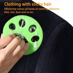 16 Stuks - Wasballen Voor Wasmachine - Haarvanger Wasbollen - Wasbal - Anti haar - Ook geschikt voor dierenharen - Herbruikbare - Wasballen Pluizenverwijderaar — thumbnail 2