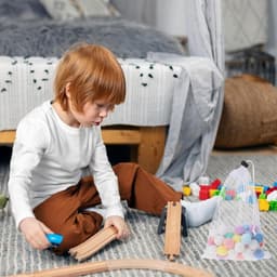Allecto Plus - 6-delige Set Mesh Trekkoord Zakken voor Delicate Waszakken - Ideaal voor Reizen, Strand en Speelgoed - Zwart Wit - 30x20cm — thumbnail 2